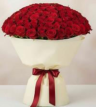 Букет 101 Красная роза Милано #REPLACE_PRED# Исток
