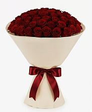 Букет 101 Бордовая роза Блэк Бакарра в Исток