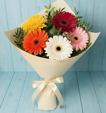 Букет цветов из:  Герберы в Исток