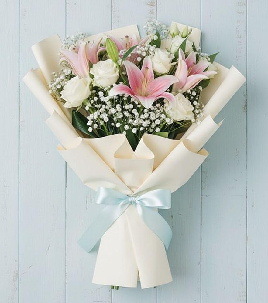 Букет цветов из: Лилии в Исток