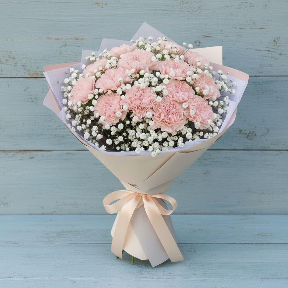 Букет цветов из: Гвоздики в Исток