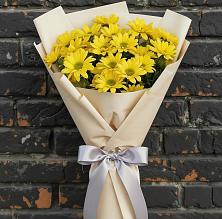 Букет цветов из:  Хризантемы в Исток