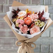 Букет цветов из:  Гвоздики, Хризантемы и Розы #REPLACE_PRED# Исток