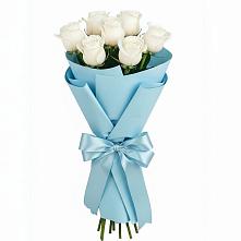 Букет 7 белых роз Проуд #REPLACE_PRED# Исток