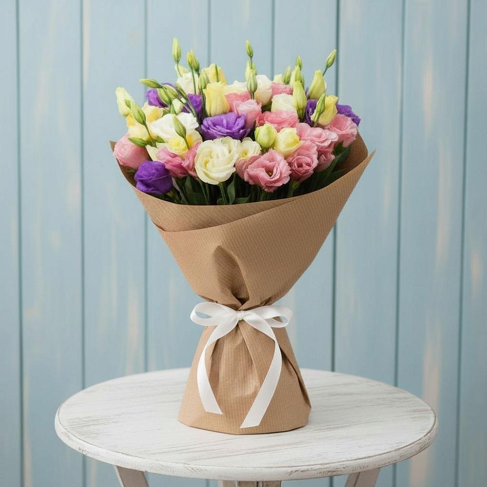 Букет цветов из: Лизиантусы в Исток