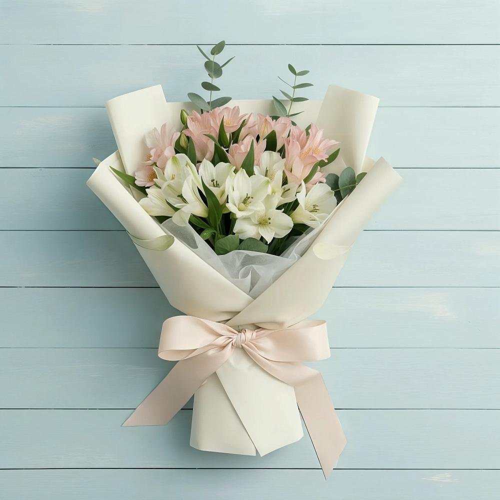 Букет цветов из: Альстромерии в Исток