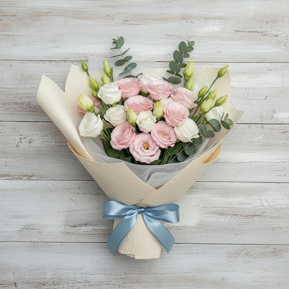 Букет цветов из: Лизиантусы в Исток